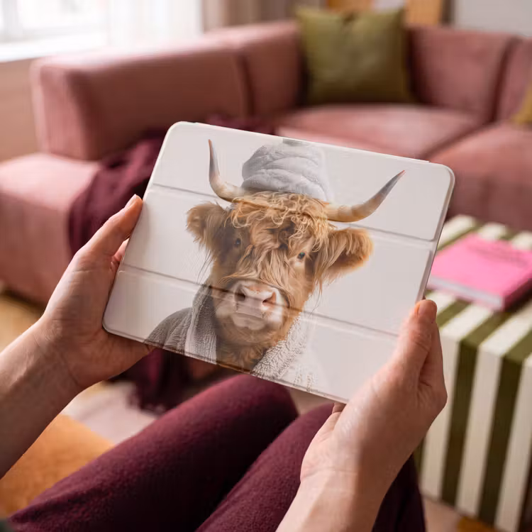 iPad hoes - Schotse hooglander - Badjas - Koe - Dieren — 4