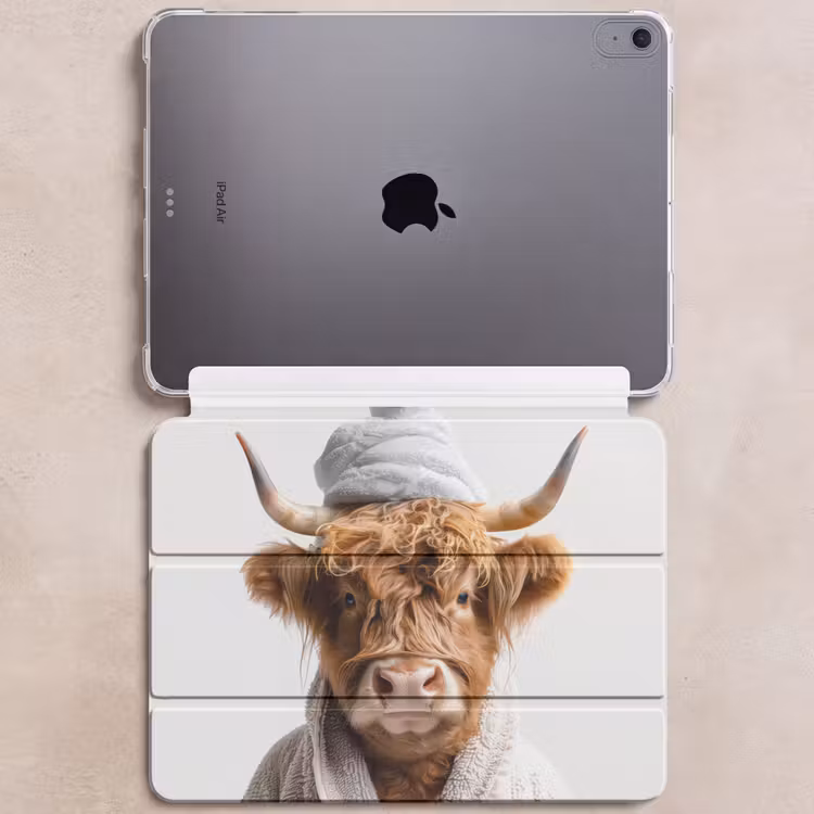 iPad hoes - Schotse hooglander - Badjas - Koe - Dieren — 6
