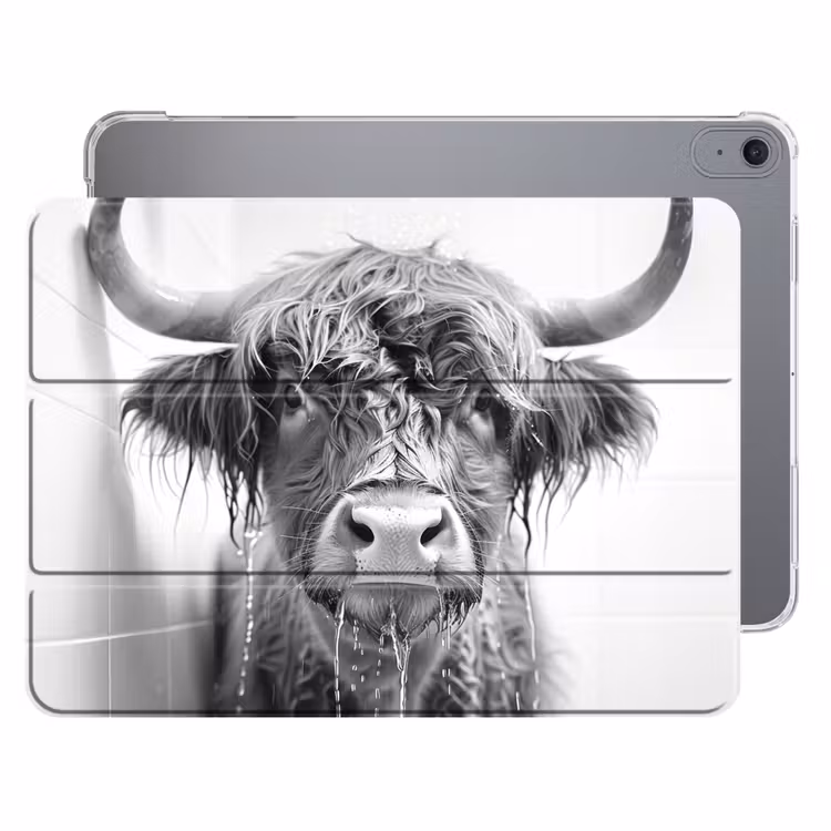 iPad hoes - Schotse Hooglander - Dier - Douche - Humor — 1