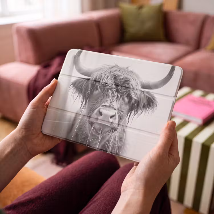 iPad hoes - Schotse Hooglander - Dier - Douche - Humor — 4