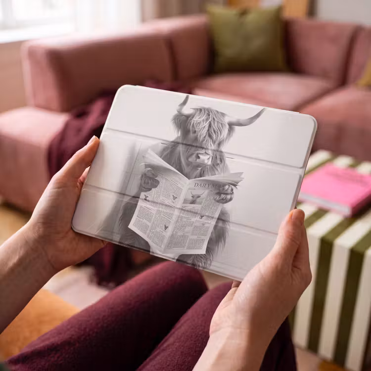 iPad hoes - Schotse Hooglander - Dier - Krant - WC — 4
