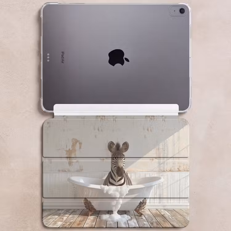 iPad hoes - Vintage - Zebra - Wilde dieren - Badkuip — 6