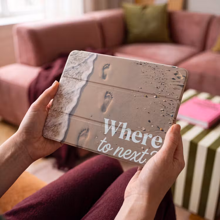 iPad hoes - Where to next - Strand - Voetstappen — 4