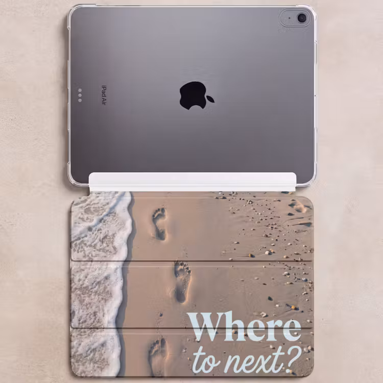 iPad hoes - Where to next - Strand - Voetstappen — 6