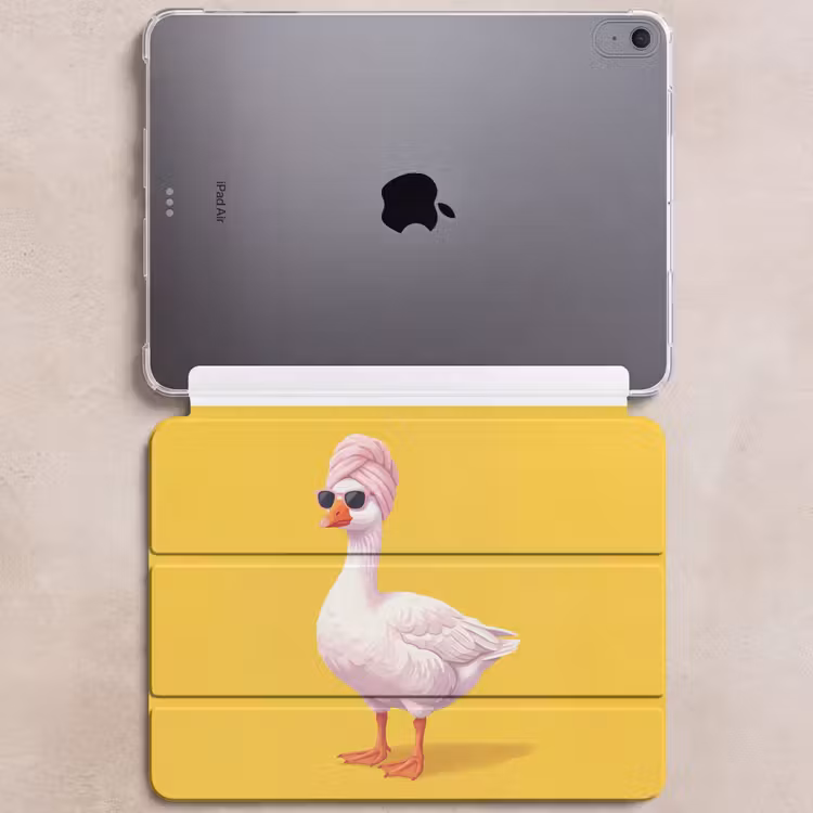iPad hoes - Eend - Zonnebril - Geel — 6