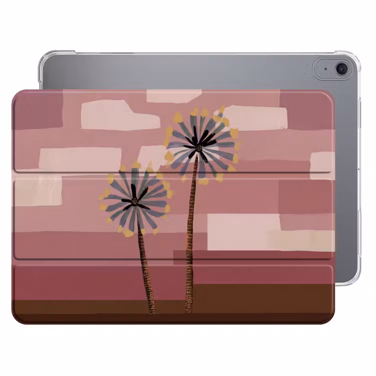 iPad hoes - Illustratie - Bloemen - Vlakken - Abstract — 1