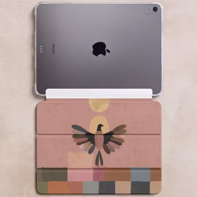 iPad hoes - Illustratie - Vogel - Vlakken - Kleurrijk — 6
