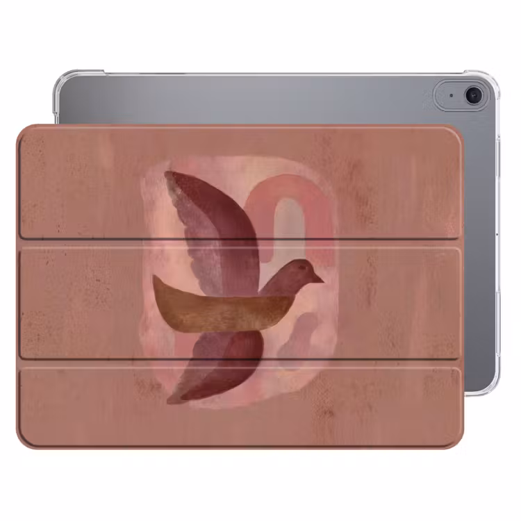 iPad hoes - Illustratie - Vogels - Abstract - Roze — 1