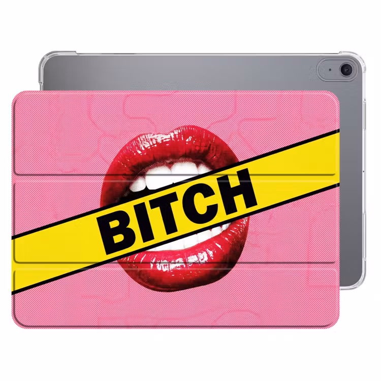 iPad hoes - Lippen - Tekst - Kleurrijk — 1