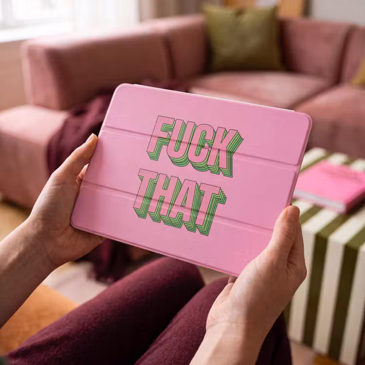 iPad hoes - Tekst - Bold - Roze — 4
