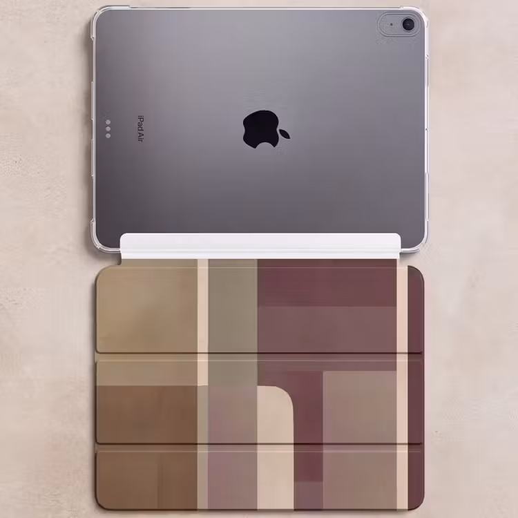 iPad hoes - Vlakken - Abstract - Bordeaux - Lijnen — 6