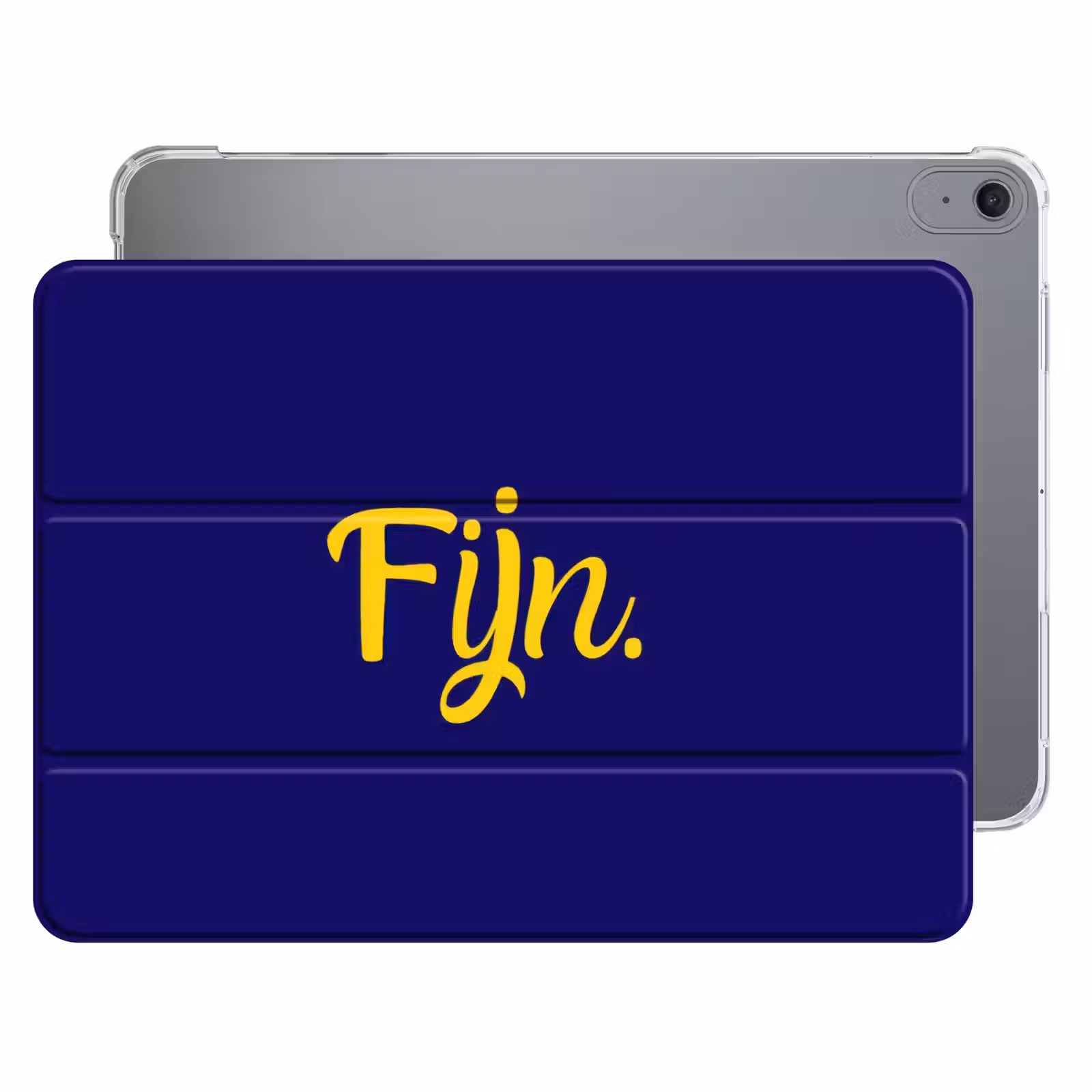 iPad hoes - Blauw - Geel - Fijn — 1