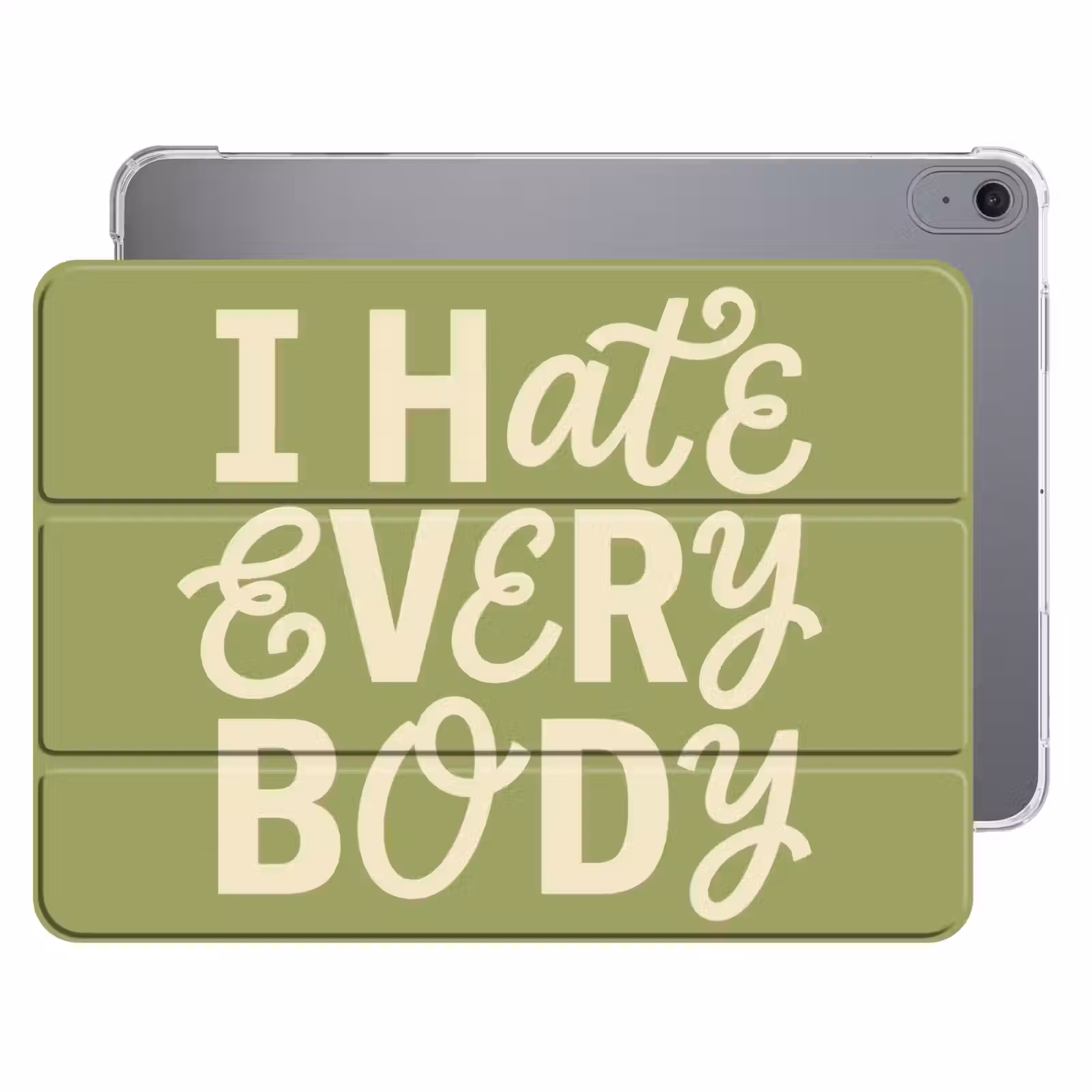 iPad hoes - I hate everybody - Groen - Retro — 1