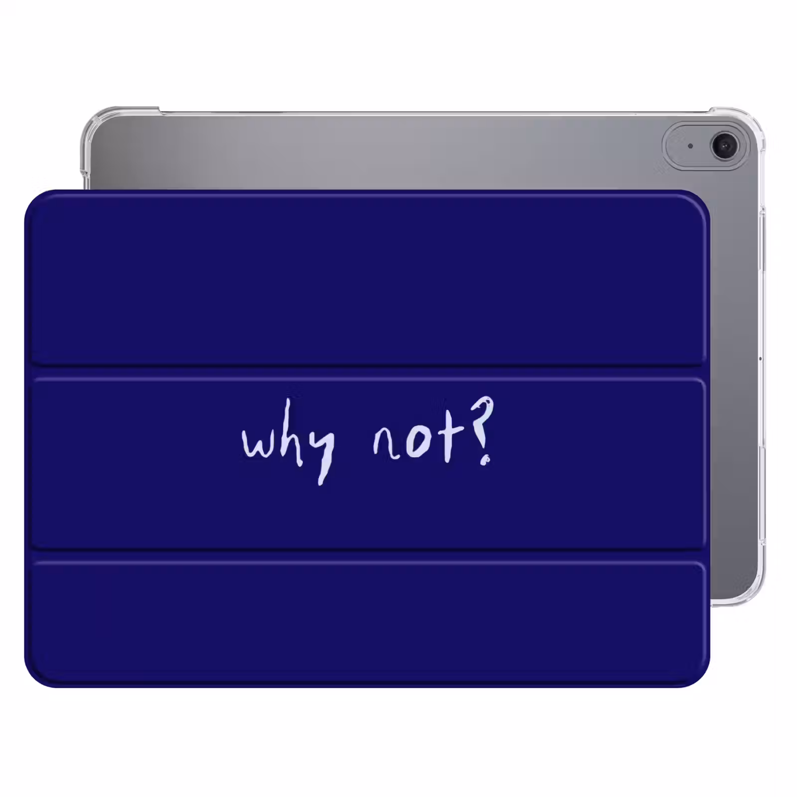iPad hoes - Why not - Blauw - Handgeschreven — 1