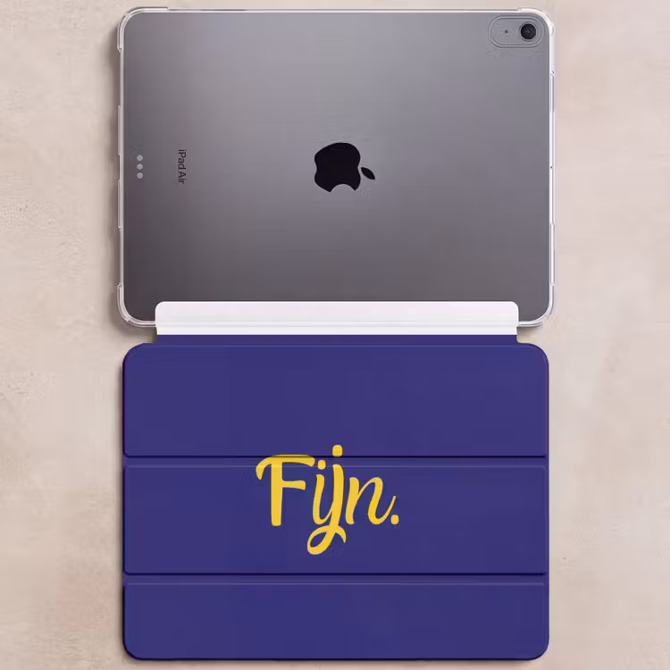 iPad hoes - Blauw - Geel - Fijn — 6