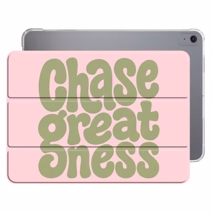 iPad hoes - Chase greatness - Groen - Roze - Retro — 1