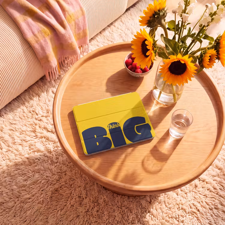 iPad hoes - Geel - Think big - Grafisch — 2