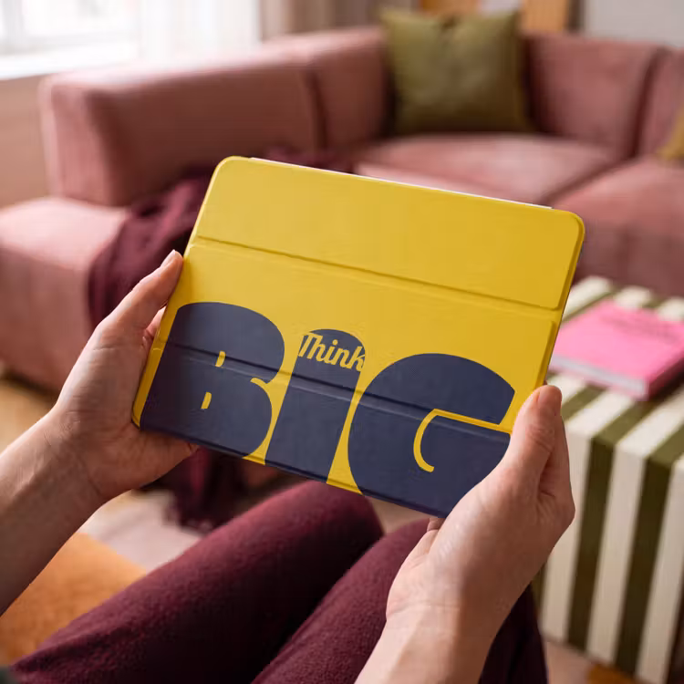 iPad hoes - Geel - Think big - Grafisch — 4