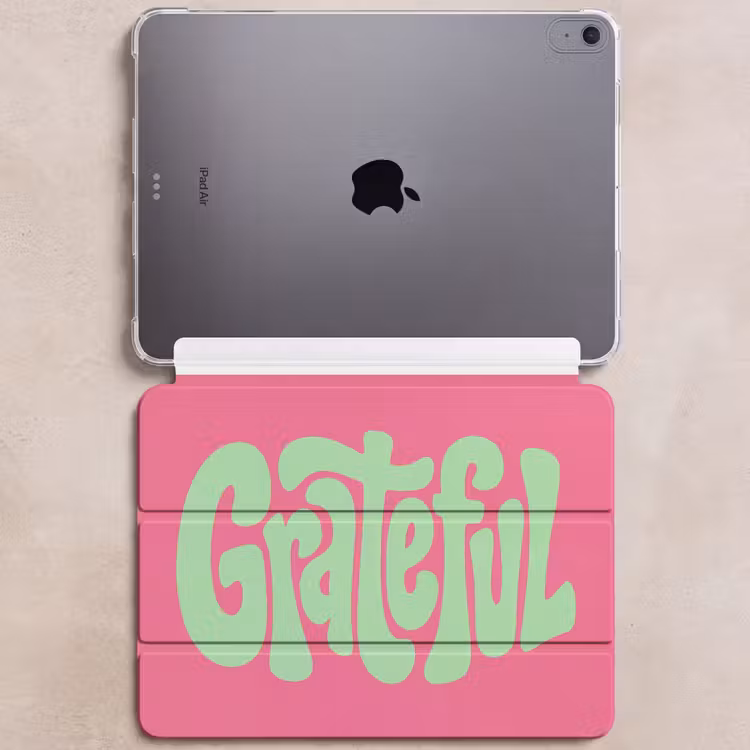 iPad hoes - Grateful - Groen - Grafisch - Vloeiend — 6