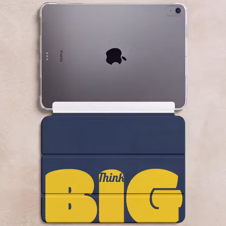 iPad hoes - Think big - Blauw - Geel — 6