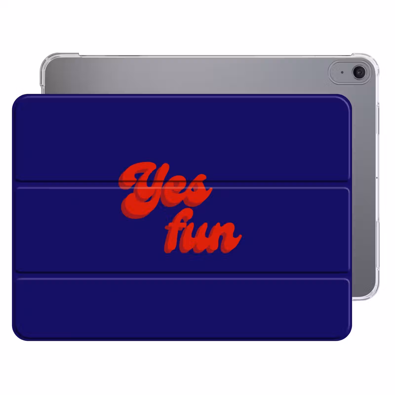 iPad hoes - Blauw - Rood - Yes fun - 3D — 1