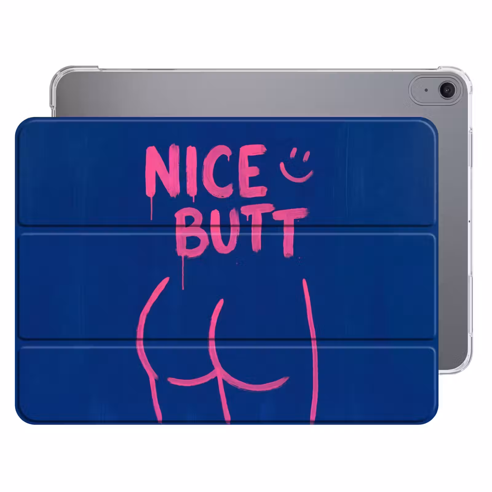 iPad hoes - Brutaal - Grappig - Blauw — 1