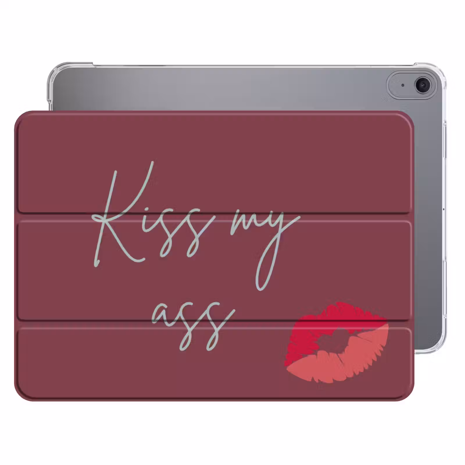 iPad hoes - Kiss my ass - Lip - Bordeaux — 1