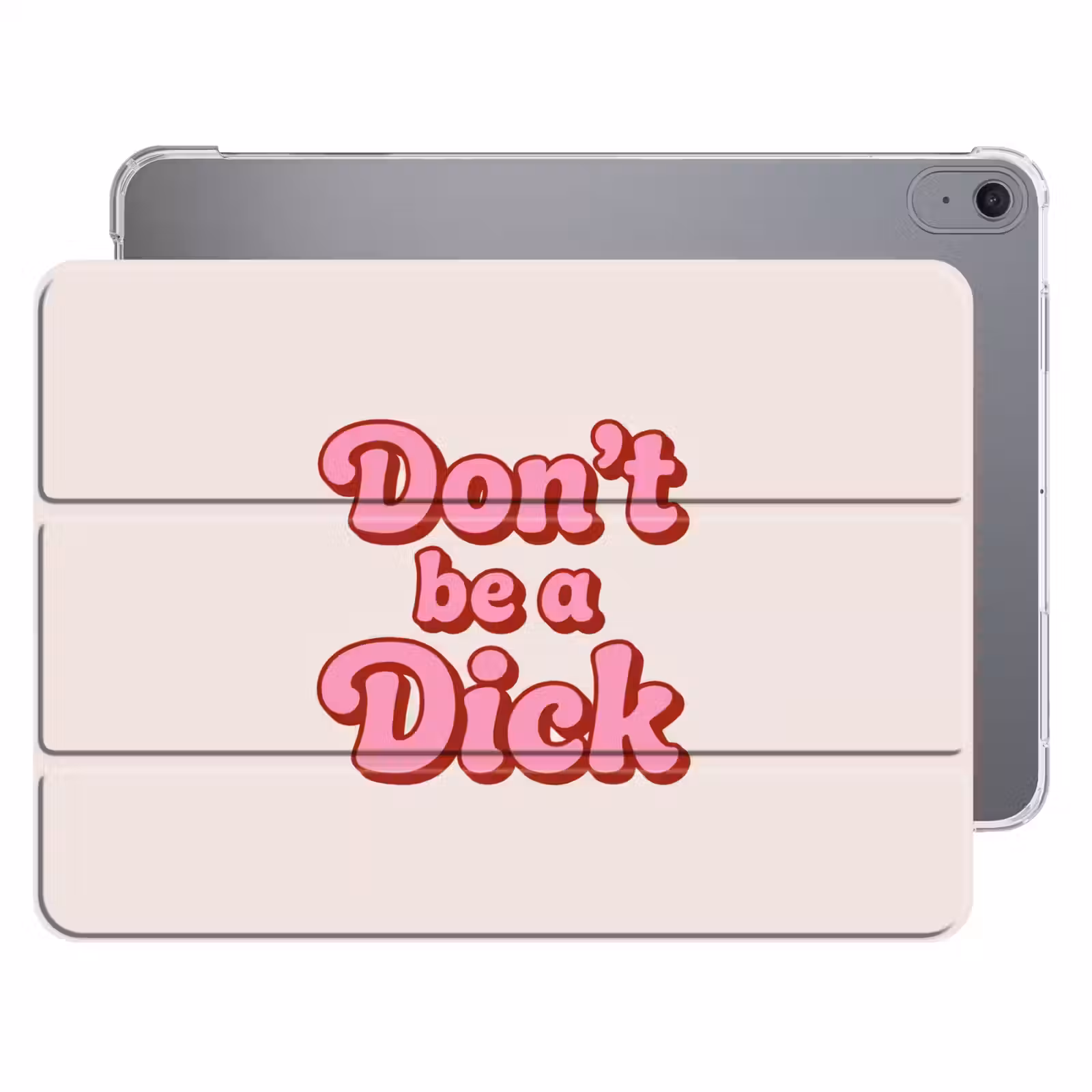 iPad hoes - Tekst - Boodschap - Roze — 1