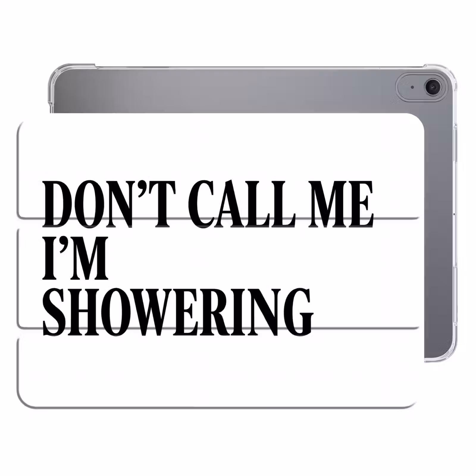 iPad hoes - Tekst - Modern - Zwart - Wit — 1