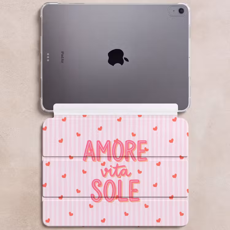 iPad hoes - Amore vita sole - Roze - Hartjes — 6