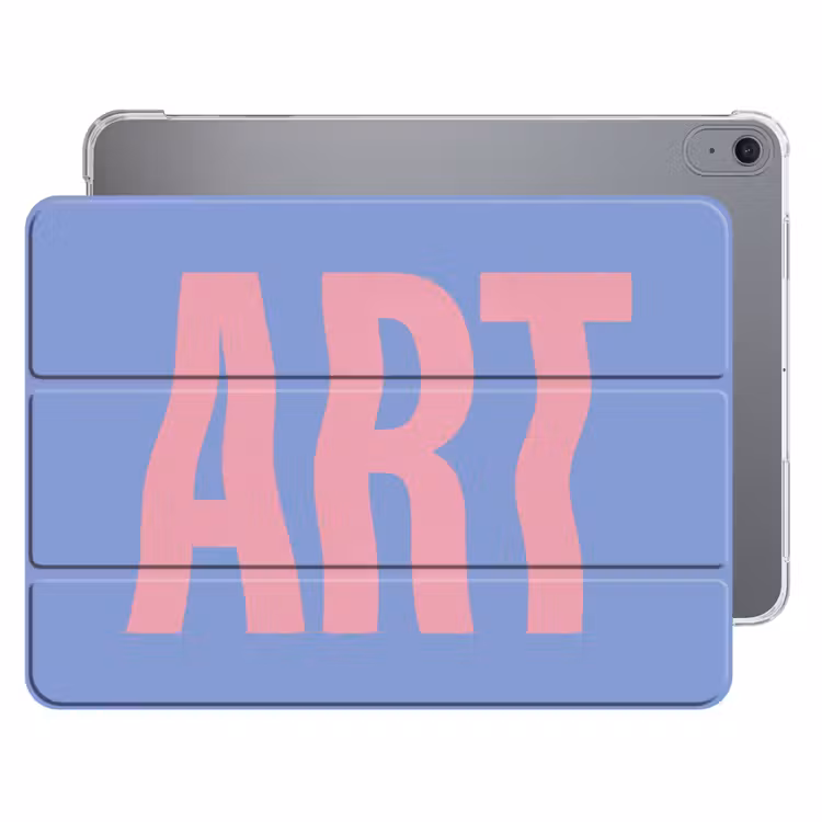 iPad hoes - Art - Roze - Blauw — 1