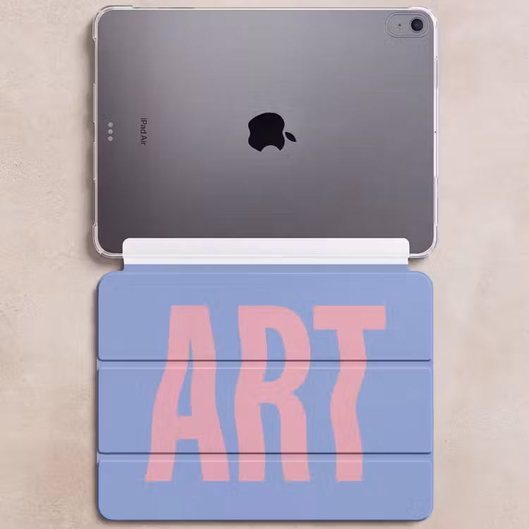 iPad hoes - Art - Roze - Blauw — 6