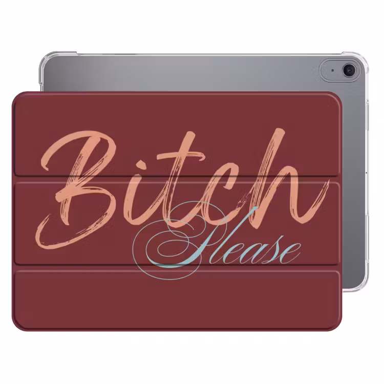 iPad hoes - Bitch please - Rood - Blauw — 1