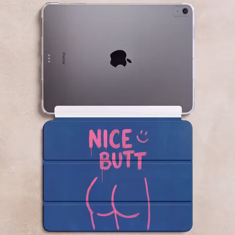 iPad hoes - Brutaal - Grappig - Blauw — 6
