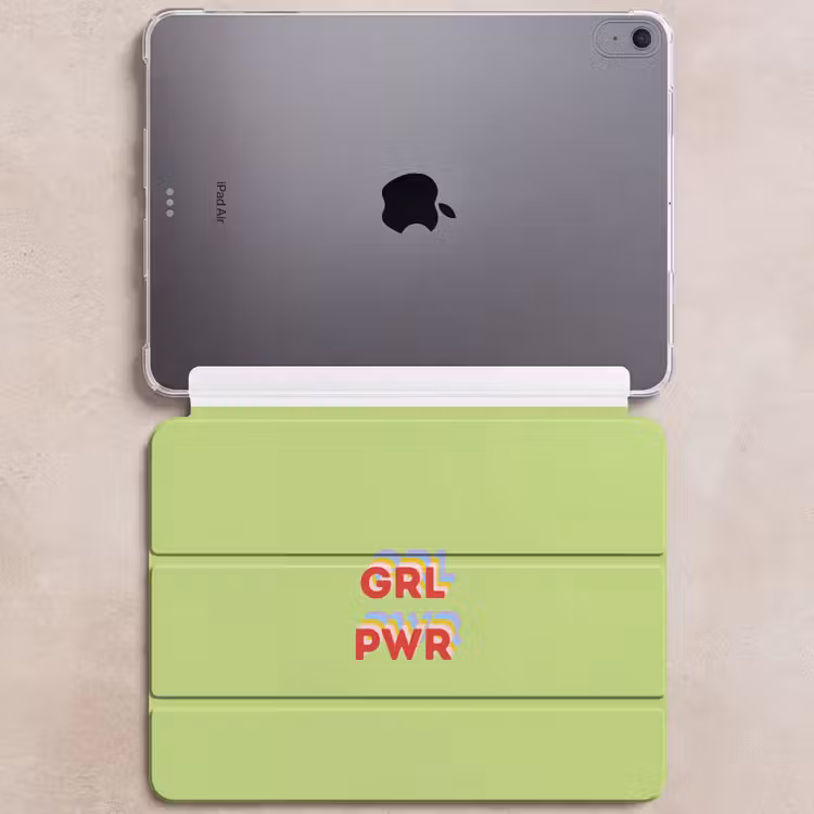 iPad hoes - Grl pwr - Groen - Rood - 3D — 6