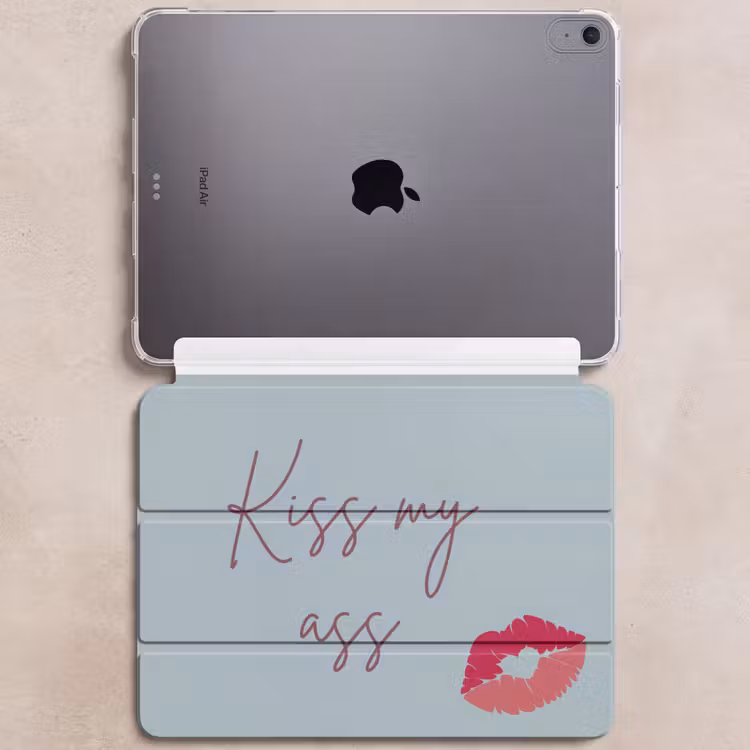 iPad hoes - Kiss my ass - Lip - Blauw — 6