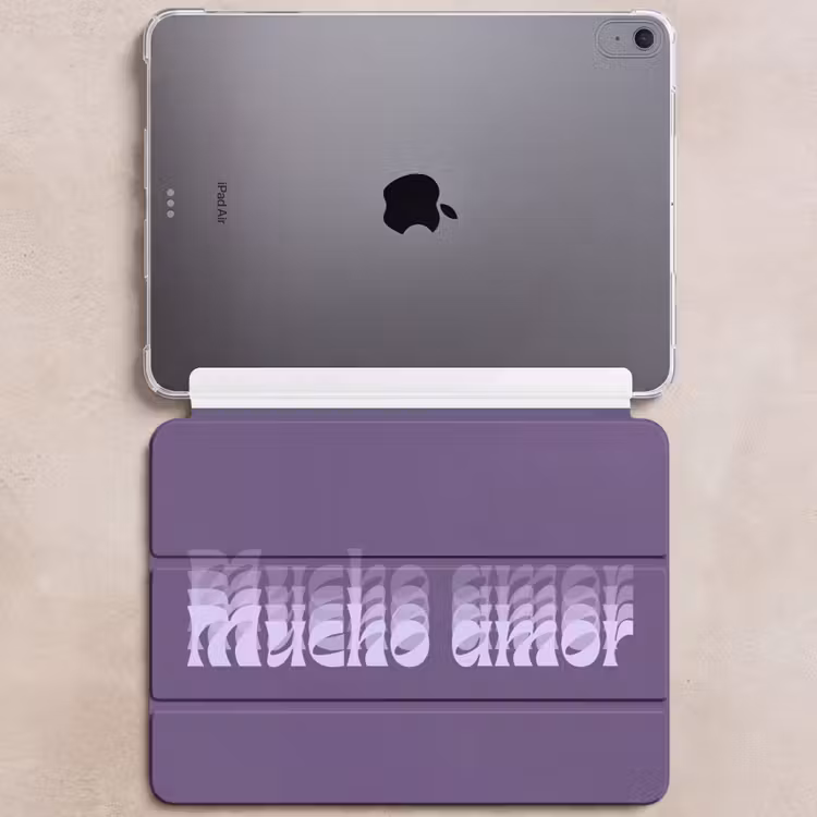 iPad hoes - Mucho amor - Paars - Grafisch — 6