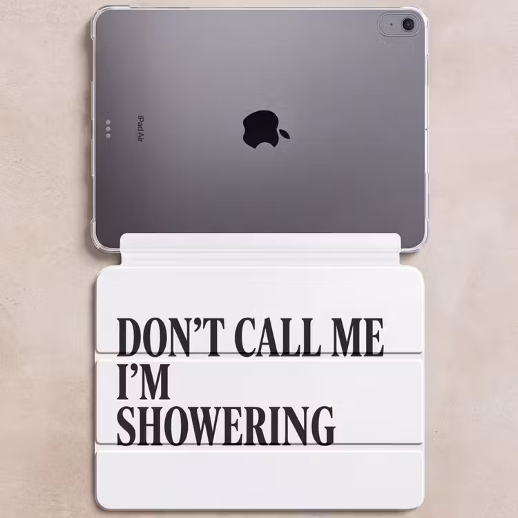 iPad hoes - Tekst - Modern - Zwart - Wit — 6