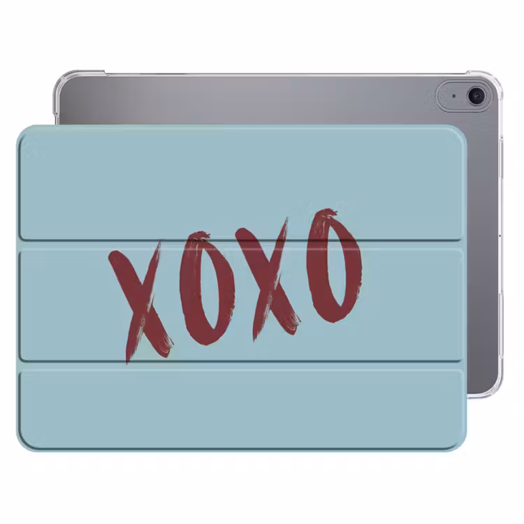 iPad hoes - XOXO - Blauw - Rood — 1