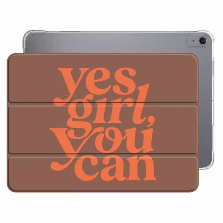 iPad hoes - Yes girl you can - Oranje - Bruin — 1