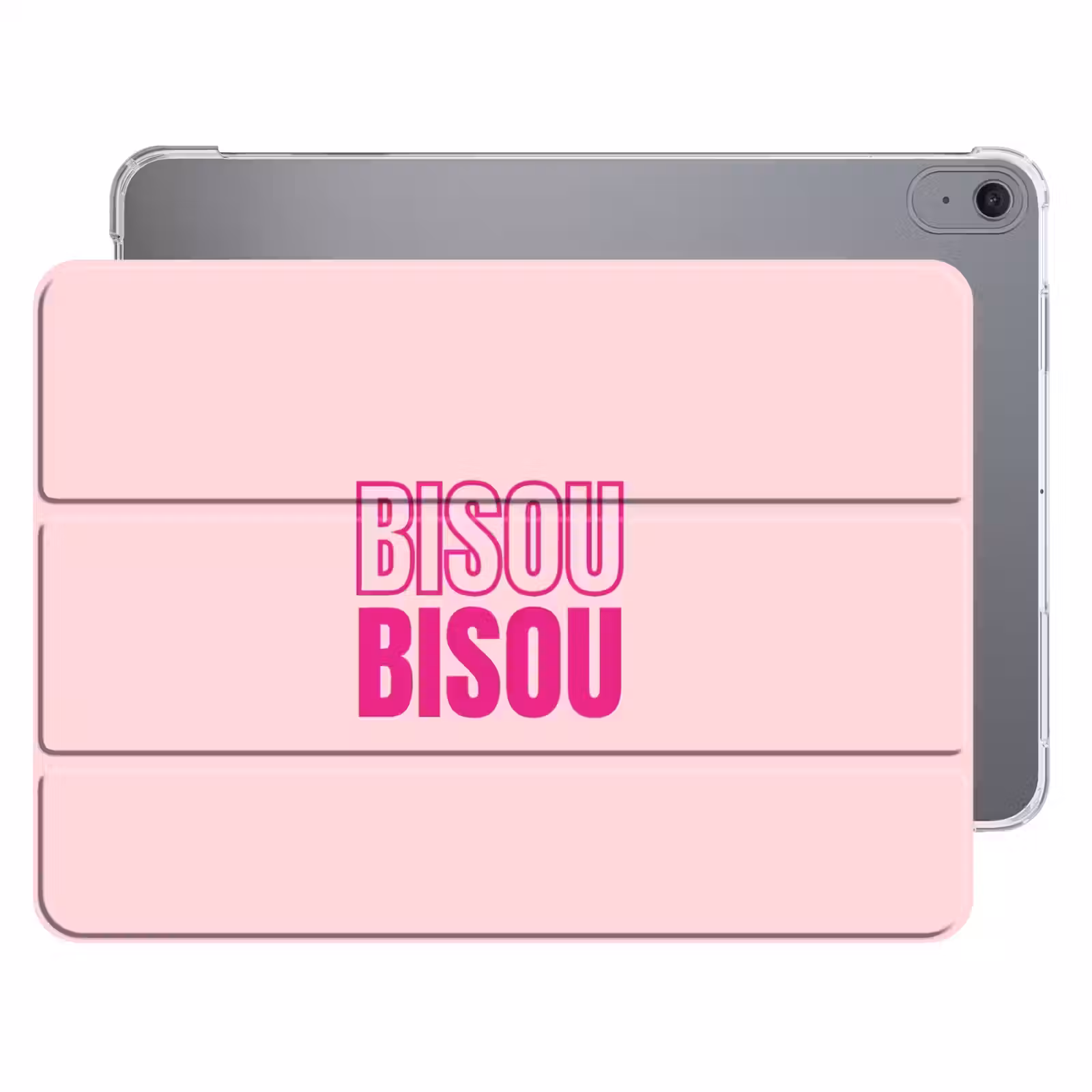 iPad hoes - Bisou - Roze - Minimalistisch — 1