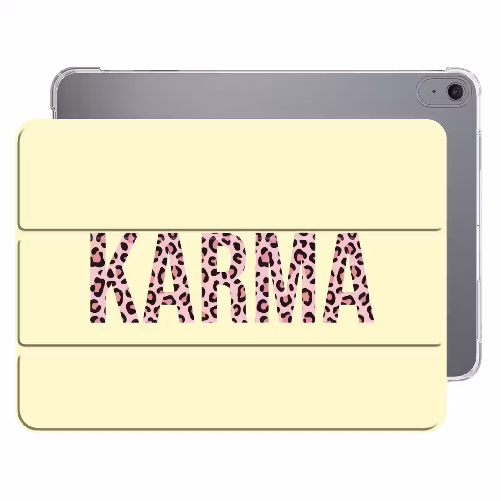 iPad hoes - Karma - Luipaardprint - Geel — 1