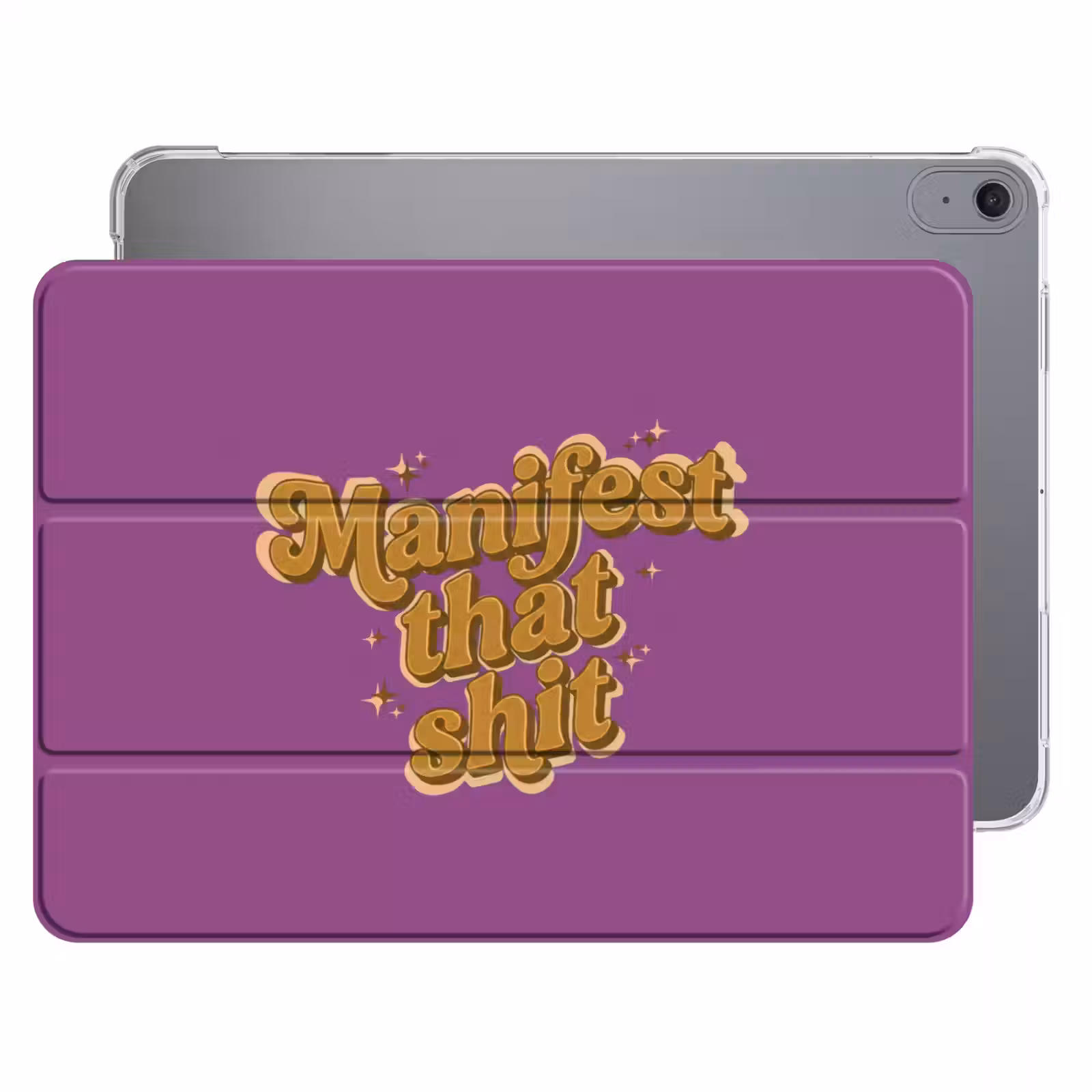iPad hoes - Manifest that shit - Paars - Glitter — 1