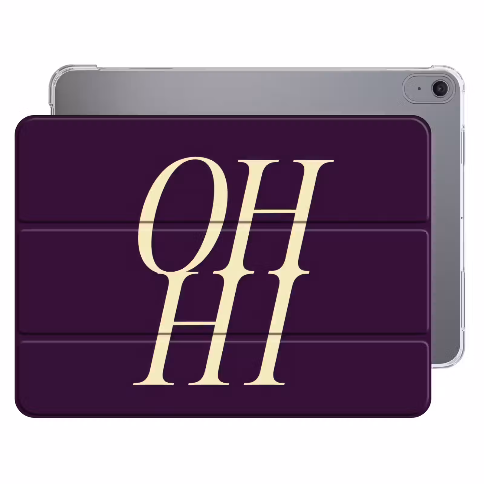 iPad hoes - Oh hi - Paars - Minimalistisch — 1