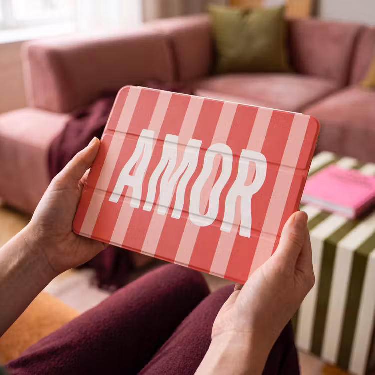 iPad hoes - Amor - Strepen - Rood - Roze — 4