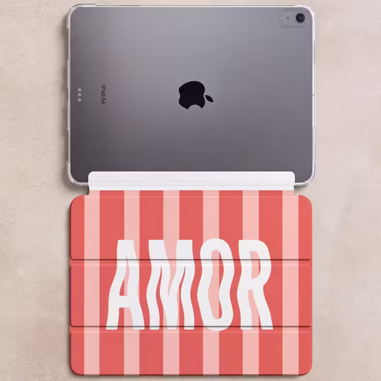 iPad hoes - Amor - Strepen - Rood - Roze — 6