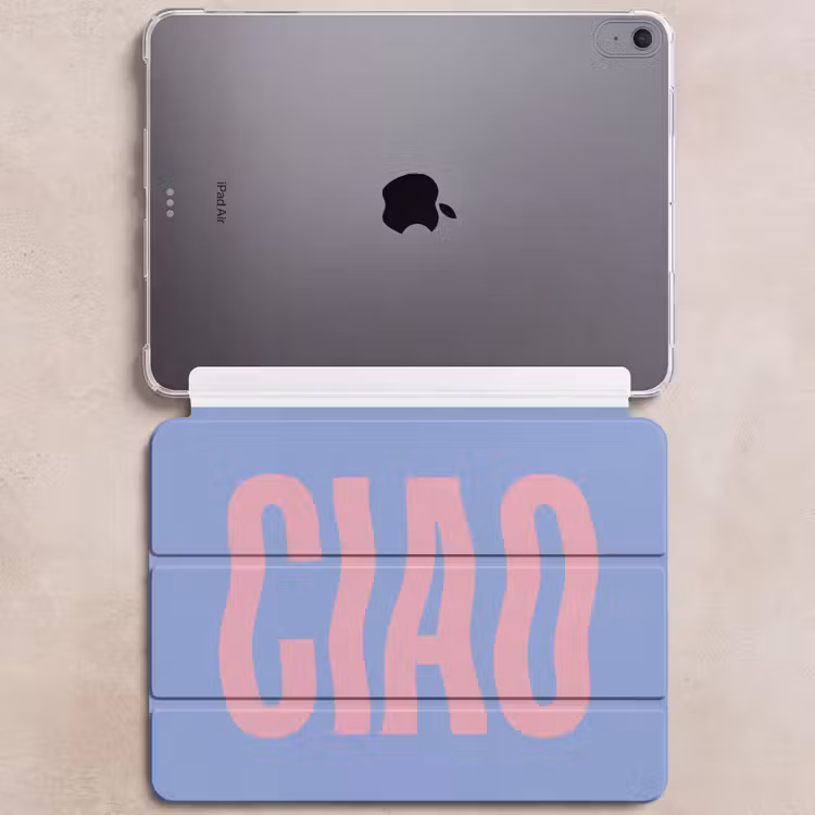 iPad hoes - Ciao - Roze - Blauw - Golvend — 6