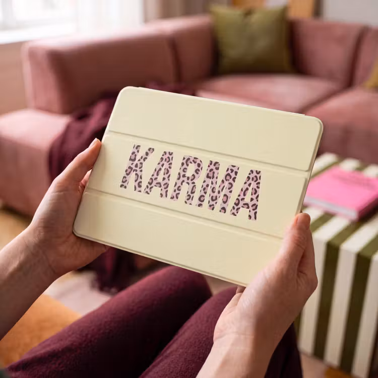 iPad hoes - Karma - Luipaardprint - Geel — 4