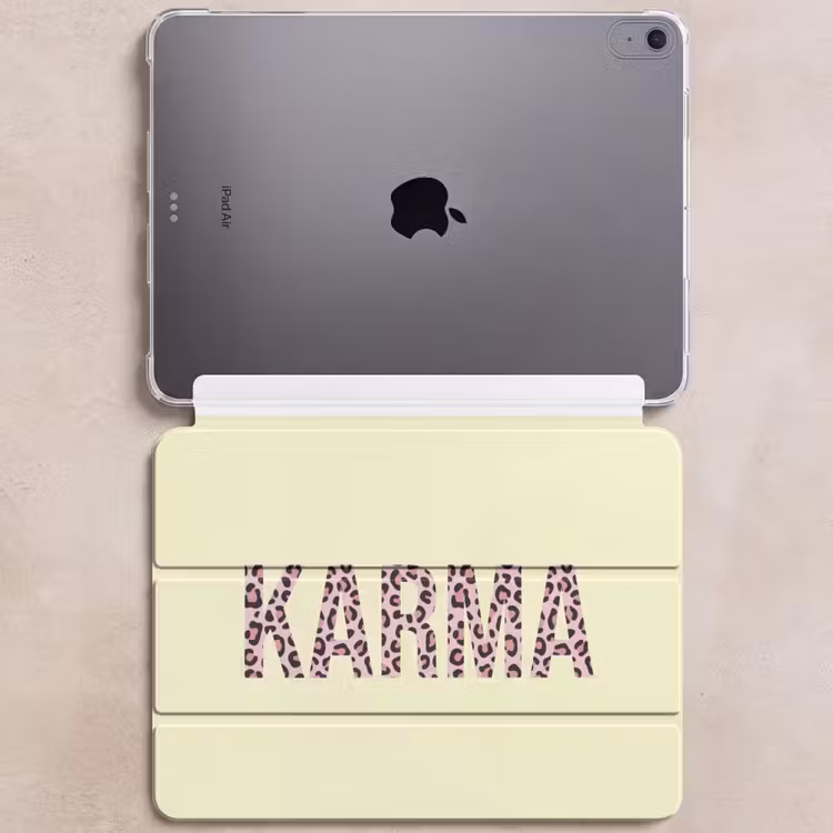iPad hoes - Karma - Luipaardprint - Geel — 6