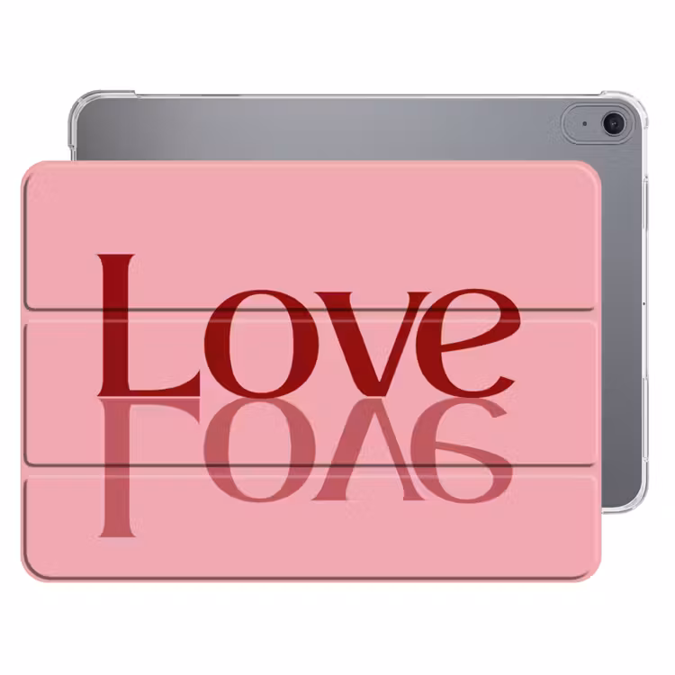 iPad hoes - Love - Roze - Spiegeling — 1